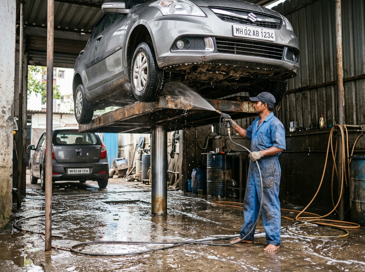 Car Wash Package at A1 Car Wash Hyderabad